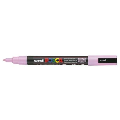 Marqueur pointe conique fine pc3m 0,9 - 1,3mm rose clair - POSCA