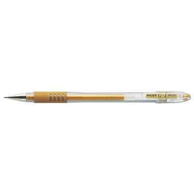 Stylo Roller Encre Gel G1-10 Grip Pointe Large Or - Pilot
