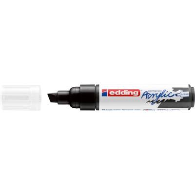 Marqueur Acrylique 5000 Noir Pointe Large 5-10 mm - EDDING