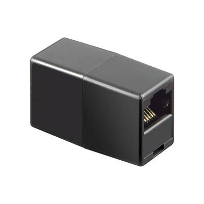 Adaptateur ISDN RJ45 jack (8P8C) to RJ45 jack (8P8C) noir - GOOBAY