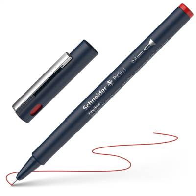 Fineliner Pictus 0,4 rouge - SCHNEIDER