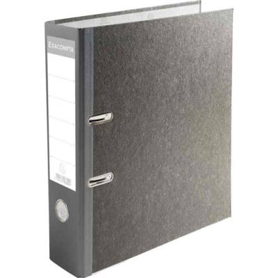 Classeur à levier Papier marbré A4 Dos de 80 mm Gris - EXACOMPTA