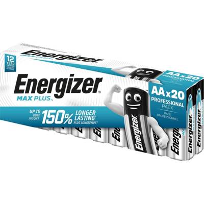 Pack 20 Piles Max Plus LR6 AA 1,5V - ENERGIZER