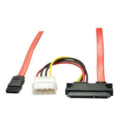 Câble SATA interne + alimentation (5V), 0.5m - LINDY