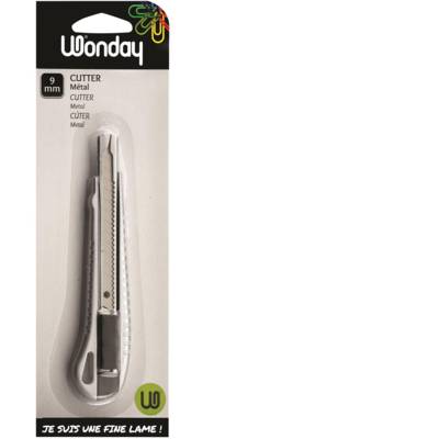 Cutter métal 9 mm - Armature métal - Système autobloquant - SAFETOOL