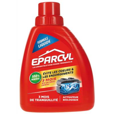 Flacon (500mL) Liquide Activateur Biologique - Entretien Fosses Septiques - EPARCYL