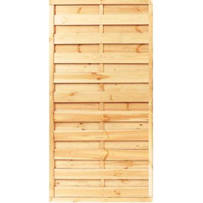1/2 écran vertical droit en pin - 1,80 x 90 cm - vert - Gedimat - DEBARGE
