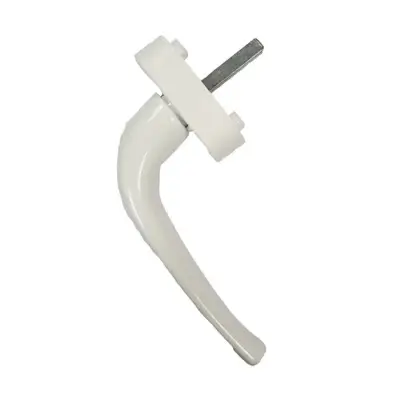 Bouton oscillo-battant alu Falcon accous PRODIF Carré 7x10 mm vis 30 mm - Blanc 9016 - BCA40106 - PRODIF - SOMEC