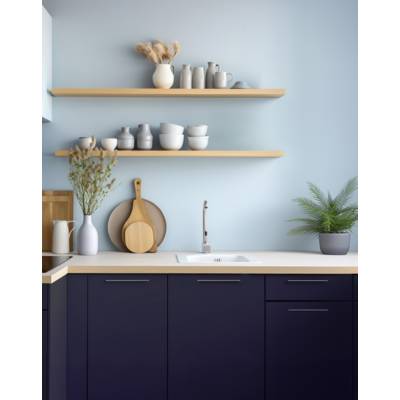 Fileur d'angle droit OTTA bleu nuit mat - 71,3 x 10 x 10 cm - Gedimat - BCD
