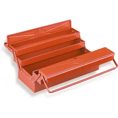 Boîte à outils métallique vide 5 cases lg 550 mm - SAM OUTILLAGE - SAM-594-SBV2