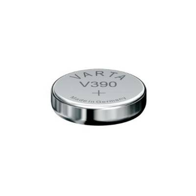 Pile oxyde argent pour montres V390 (SR54) 1,55 Volt - VARTA