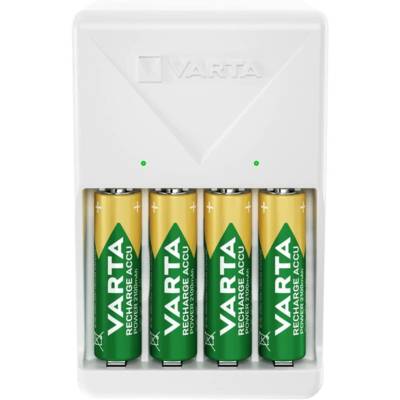 Chargeur Plug Charger, équipé de AA, blanc - VARTA