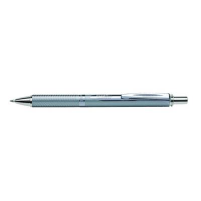 Coffret Roller encre gel rétractable BL407, corps argent, encre Noire - PENTEL