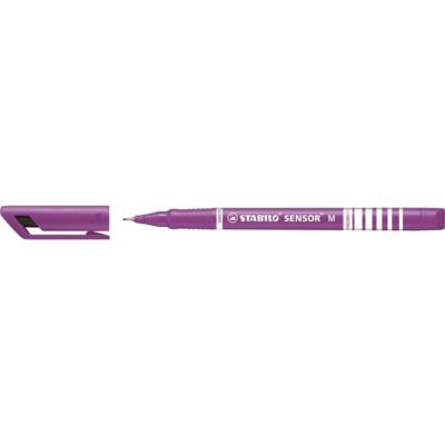 Stylo feutre SENSOR M Pointe Moyenne Lilas - STABILO