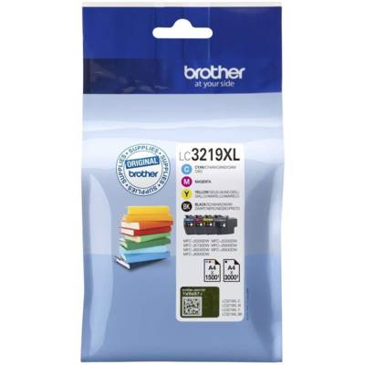 Cartouche jet d'encre Originale LC3219XLVAL 4 couleurs - BROTHER