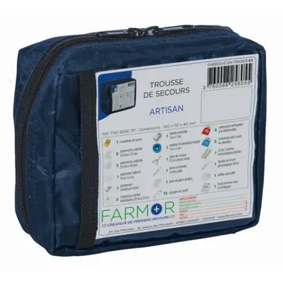 Trousse de secours FARMOR 2/4 personnes - TRO8050TP - FARMOR SARL