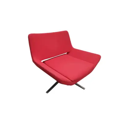 Fauteuil lounge B&B Italia rouge - OCCASION