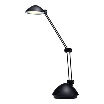 Lampe à led Space noire satiné métal et ABS - HANSA