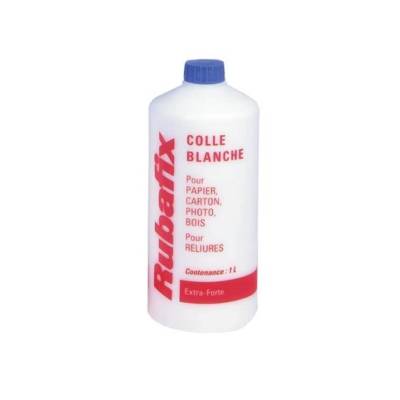 Bidon de colle blanche extra forte 1L - RUBAFIX