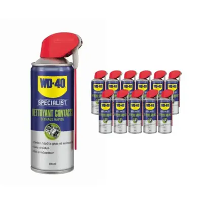 Nettoyant contact WD40 Séchage rapide - Lot de 12 - 33368 - WD-40 COMPANY