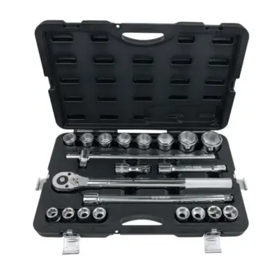 Coffret de douilles 6 pans métriques et accessoires 3/4'' KS TOOLS - 21 pièces - 911.0721 - KSTOOLS