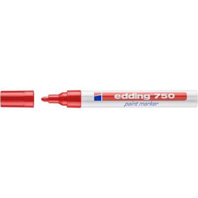 Marqueur Peinture 750 Rouge Pointe Ronde 2-4 mm - EDDING