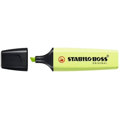 Surligneur BOSS ORIGINAL Pastel zeste de citron vert - STABILO