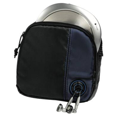 Etui pour lecteur CD et 3 CD Noir/Bleu - HAMA