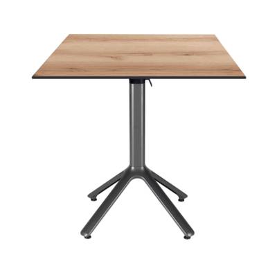 Table rabattable 70x70cm chene delano - terrasse - RestooTab