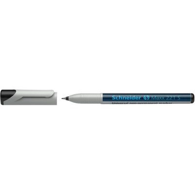 Marqueur Universel Maxx 221 Pointe Super Fine Non-Permanent Noir - Schneider