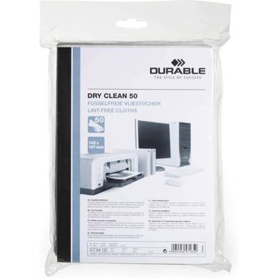 Sachet de 50 chiffons Dry Clean 50 -145x197mm Absorbant non Pelucheux - DURABLE
