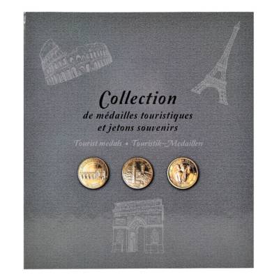Album de collection pour 50 médailles touristiques - 25,5x28 cm - EXACOMPTA