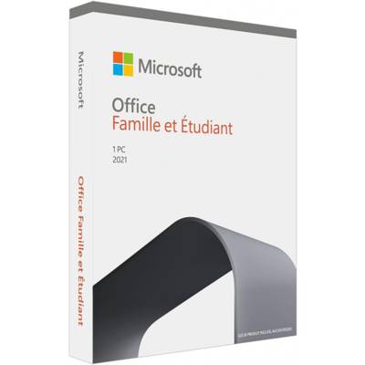 Licence Office 2021 Famille et Étudiant - Microsoft