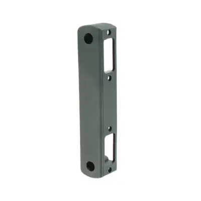 Gâche portail pour serrure Modulox à pêne rentrant - noir - TIRARD et BURGAUD - GB592051CU