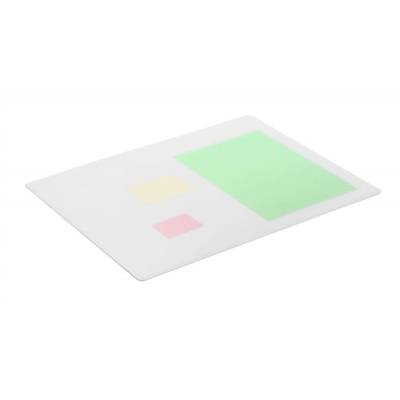 Sous-main avec rainures décoratives, 530 x 400 mm Transparent - DURABLE