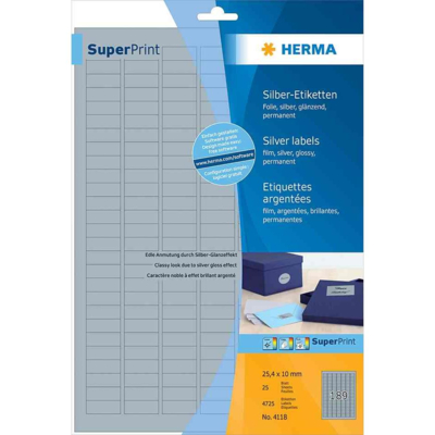 Boite de 600 Etiquettes Film Plastifié SPECIAL 66 x 33,8 mm Blanc - HERMA