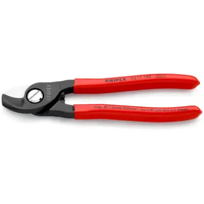 Pince coupe-câbles - 165 mm - Diam. 15 mm - KNIPEX - 95 11 165 SB