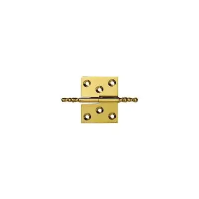 Paumelle meuble rustique laiton étiré n°4 QDCR - 40x50 droite - PO4150XRXS10
