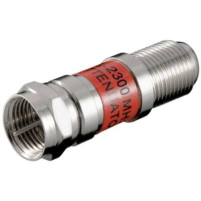 SAT Atténuateur 6dB 5-2300 MHz, valeur d'atténuation: 6 dB - GOOBAY