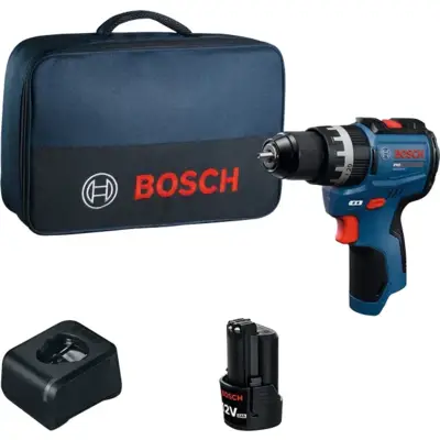 Perceuses-visseuses à percussion sans-fil GSB12V-31 avec sac de transport - BOSCH - Batterie, chargeur fournis - 06019S6105