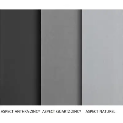 Feuille de zinc laminé Anthra VMB ép.0,65 x 1000x2000 mm - 220020415 - VM BUILDING SOLUTIONS