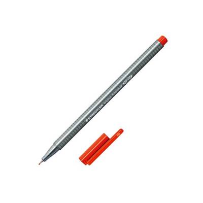 Feutre Fineliner Triplus Pointe Fine 0,3 mm Rouge - STAEDTLER