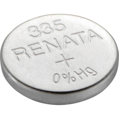 Pile bouton Silver Oxyde 335 / SR512 SW 0% mercure - RENATA
