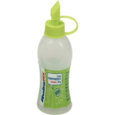 Flacon 50 g Embout étaleur Colle multi-usages Transparent - RUBAFIX