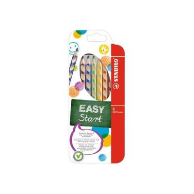 Etui de 6 Crayons de couleur ergonomique EASYcolors Start Gaucher - STABILO