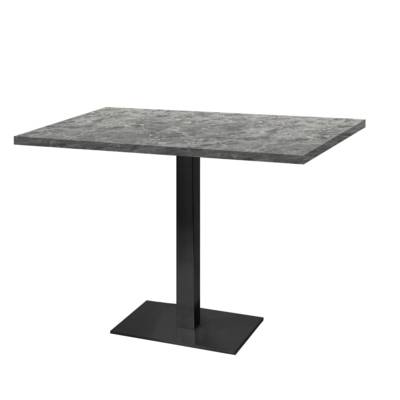 Table pied noir 120x70cm nabu - intérieur - RestooTab