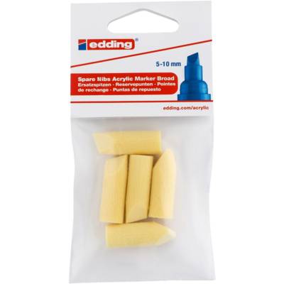 Lot de 5 pointes de rechange pour e-5000 marqueur acrylique larg 5-10 mm - EDDING