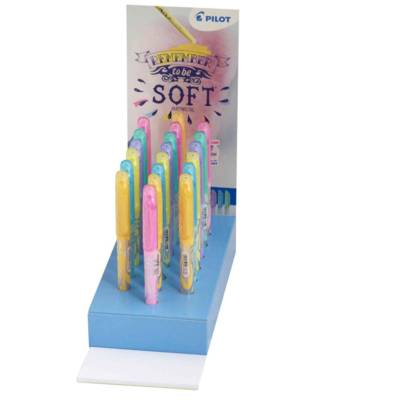 Surligneur FRIXION LIGHT SOFT, présentoir de 40 pièces - PILOT