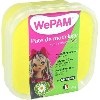 Pâte de modelage 145 ml en Pot Hermétique JAUNE - CLÉOPÂTRE