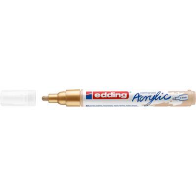 Marqueur Acrylique 5100 Or Précieux Pointe Moyenne 2-3 mm - EDDING